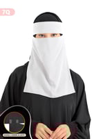 نقاب بدون اسم العربي – نقاب محتشم بخياطة مزدوجة وم...