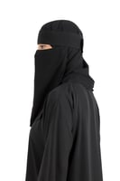 نقاب بدون اسم العربي – نقاب محتشم بخياطة مزدوجة وم...