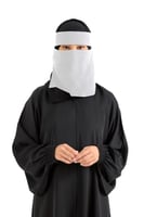 نقاب بدون اسم الأنيق – غطاء كامل للوجه للمرأة المس...