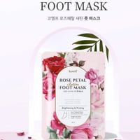 قناع القدمين بتلات الورد