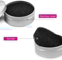 علبة منظف فرش المكياج سريع الغسيل لإزالة اللوان ال...