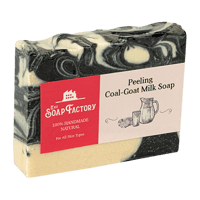 صابون حليب الماعز بالفحم من The Soap Factory