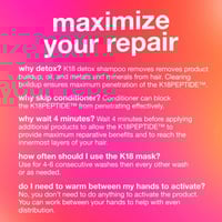 K18 علم الشعر المحاكاة الحيوية قناع الإصلاح الجزيئ...