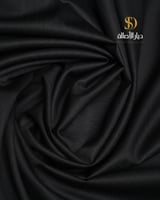 قماش شتوي مقلم رمادي غامق