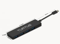 TURTUS USB C to 3.0 HUB | تورتس موزع USB C