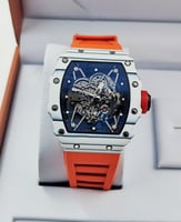 ساعة ريتشارد ميل سير اورنج ومينا أسود