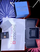 ساعة اوميقا سواتش لون تيفاني