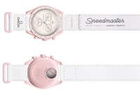 ساعة اوميقا سواتش لون بينك