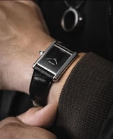 ساعة كارتير كلاسيك سير جلد مينا اسود