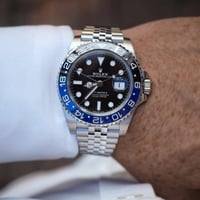 ساعة رولكس جمت ستايل باتمان رجالية