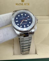 ساعة رولكس اليخت ماستر مينا أزرق