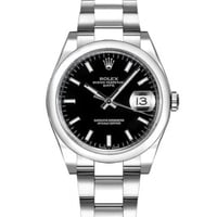 ساعة رولكس بربتشوال مينا اسود