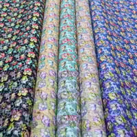 قطن ليبرتي نسائي زهور متوهجة