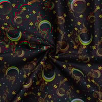 قطن العمودي بنقشة نجوم وهلال رمضان