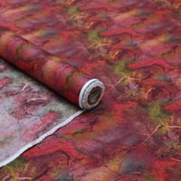 قطن نسائي نقشة ليبرتي شعيرات ملونه