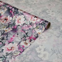 قماش ستان حرير مشجر