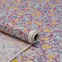 قماش قطن زري زهرية