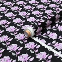 قماش قطن شربت مشجر ورود مائية