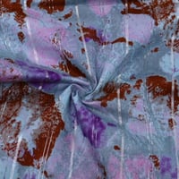 قطن زري نقشة هندسية فاخرة