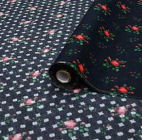 قماش بوال نقشة ورود صغيرة