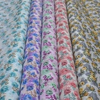 قطن شربت بنقشة ورود فلوري