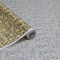 قطن العمودي بنقشة وردية صغيرة