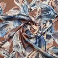 قماش حرير بنقشة تموّجات