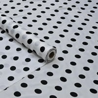 قماش حرير نقط دائرية كبيرة