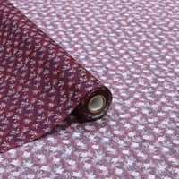 قماش أبوال نقشة كارو زهور صغيره