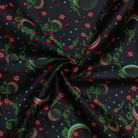 قطن العمودي بنقشة نجوم وهلال رمضان