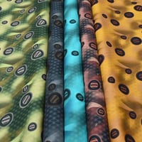 قماش قطن شربت بنقشات دائرية متدرجة