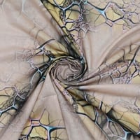 قماش لينن بنقشة الرخام المموج