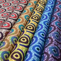 قطن العمودي بنقوش دائرية