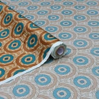 قطن العمودي بنقوش دائرية