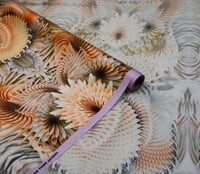 قماش حرير مشجر