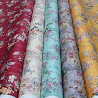 قطن زري فاخر | نقوش زهرية