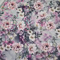 قماش ستان حرير مشجر