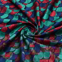 قطن العمودي نقشة نصف دوائر