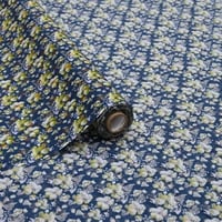 قماش بوال فاخر نقشة ورد صغيرة