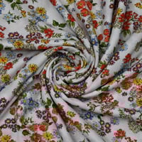 فسكوز بأزهار برتقالية