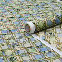 قماش قطن شربت بنقشة أرابيسك