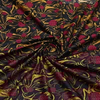 قطن جاكار بنقشة هندسية ملونه