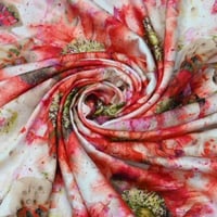 قماش فيسكوز أزهار مائية