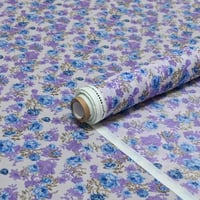 قطن شربت بنقشة ورود فلوري