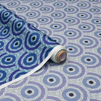 قطن العمودي بنقوش دائرية