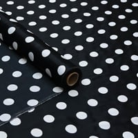 قماش حرير نقط دائرية كبيرة