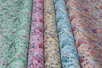 قطن ليبرتي نسائي ناعم زهور صغيره ملونة