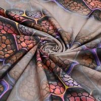 قماش لينن أمواج الزمرد