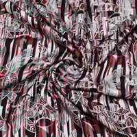 قماش حرير أوراق الليل