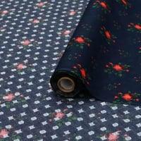 قماش بوال نقشة ورود صغيرة